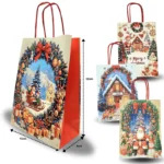 N - 029 bolsa navideña 22x15x8cm C/12 MW687-5H-15