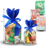 N - 081 caja de regalo hexagonal con listón C/12 2508E-26