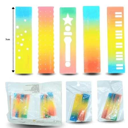 P - 094 mini regla y gioser set 5 pzas C/12 26D-143