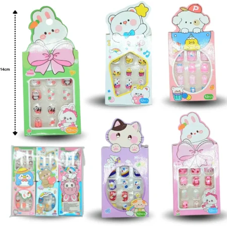 W - 006 uña infantil decorada C/12 26-G56